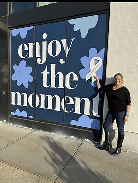 Me with my White Ribbon.