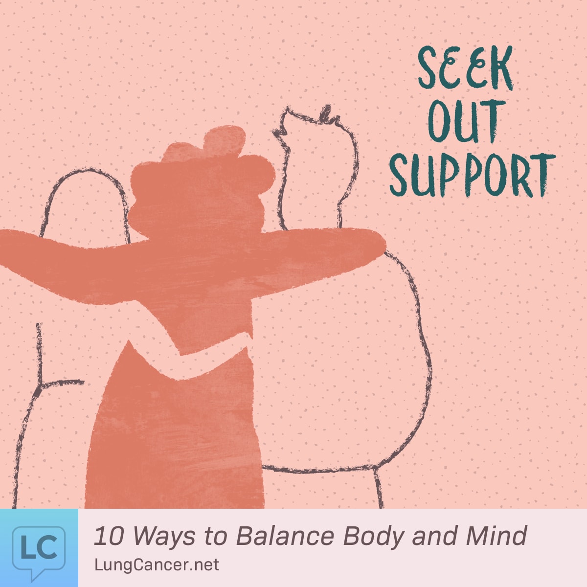 Three people with their arms around one another.