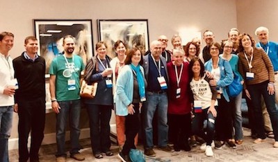 Group of lung cancer advocates 